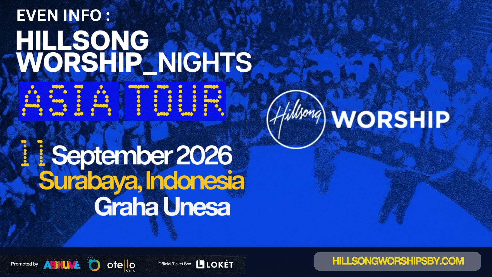 Event Hillsong Worship Surabaya